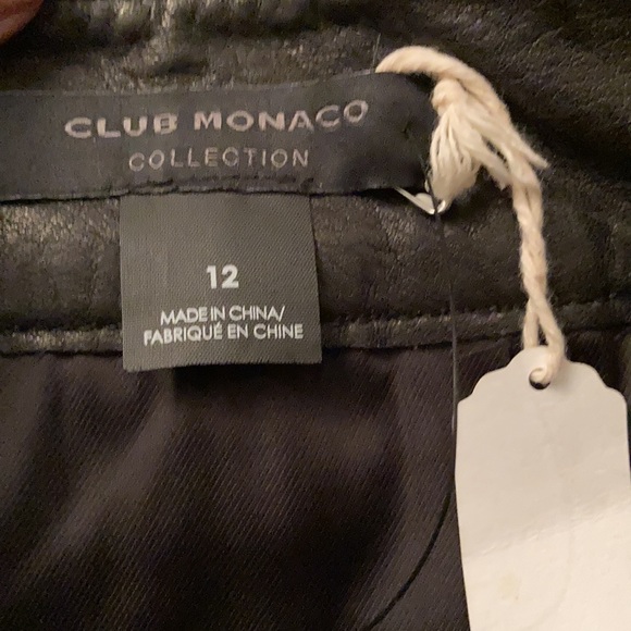 Club Monaco Leather Rey Short - Picture 4 of 6